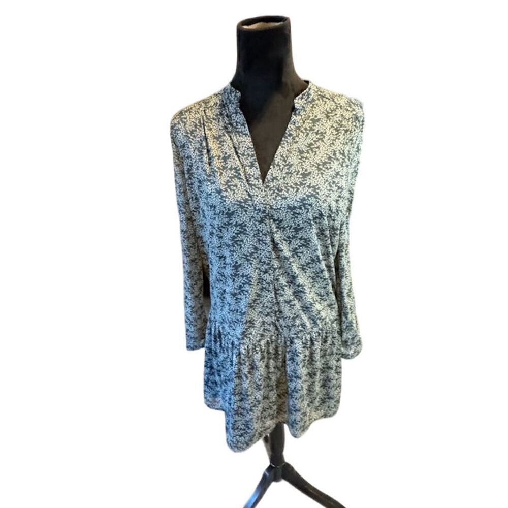 MNG Casualwear Women's Drop Waist Floral Print Dress Size M